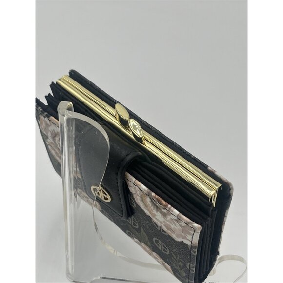 Giani Bernini Floral Signature Framed Indexer Wallet Created for Macy's New - Picture 3 of 6
